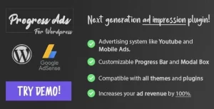 Progress Ads - WordPress Skippable Ads Plugin