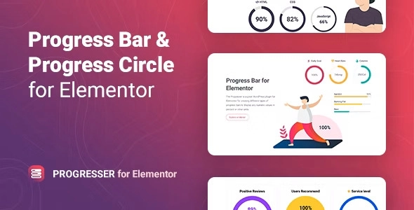 Progresser – Progress Bar and Progress Circle for Elementor