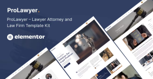 Prolawyer – Lawyer and Law Firm Elementor Kit