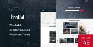 Prolist - Directory Listing WordPress Theme