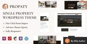 Propaty - Single Property WordPress Theme + RTL Ready