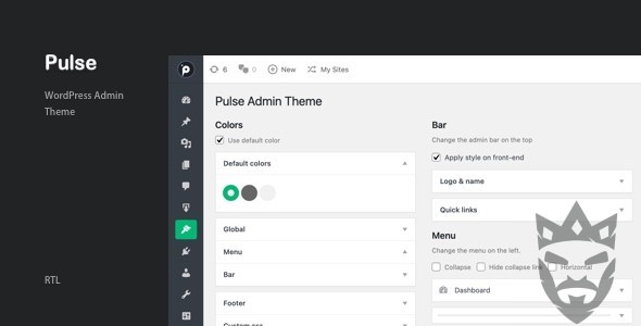 Pulse - WordPress Admin Theme