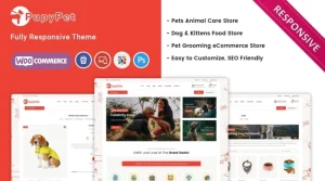 Pupypet - Pet Shop and Pet Accessories Woocommerce Theme