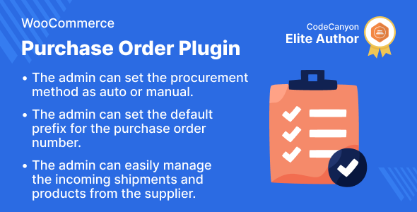 Purchase Order Plugin for WooCommerce