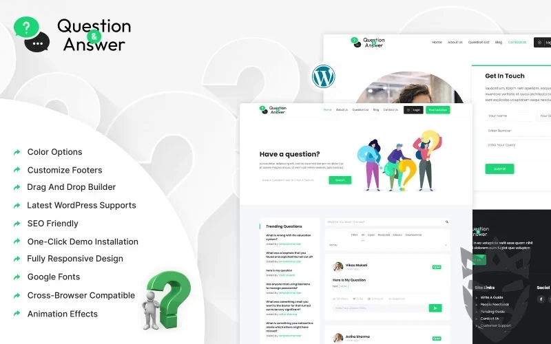 Q&A - Question & Answer WordPress Theme