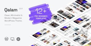 Qalam - NewsPaper and Magazine WordPress Theme