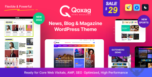 Qoxag - WordPress News Magazine Theme