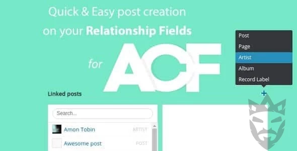 Quick and easy Post creation for ACF Relationship Fields PRO