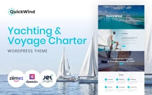 QuickWind - WordPress Yacht Charter Theme WordPress Theme