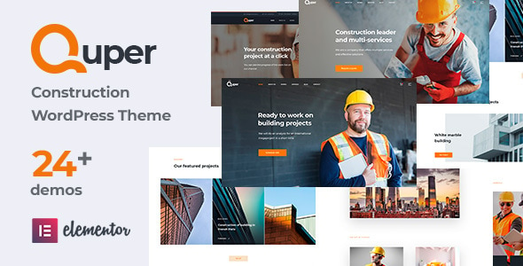 Quper | Construction and Architecture WordPress Theme