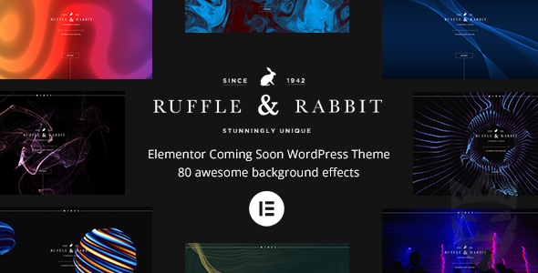 Rabbit - Elementor Coming Soon WordPress Theme