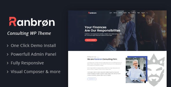 Ranbron - Business and Consulting WordPress Theme