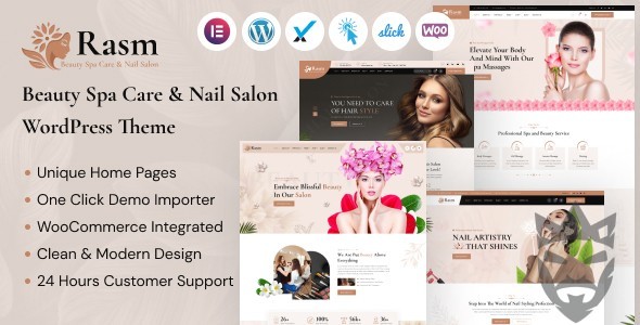 Rasm – Beauty Spa Care  Nail Salon WordPress Theme