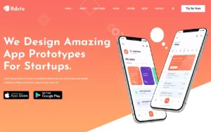 Rdsto - App Responsive WordPress Theme