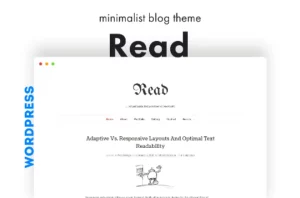 Read WP - Minimalist WordPress Blog Theme