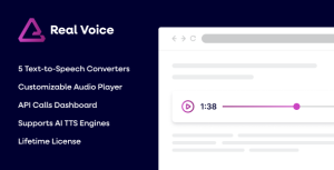 Real Voice - AI Text to Speech Plugin for WordPress