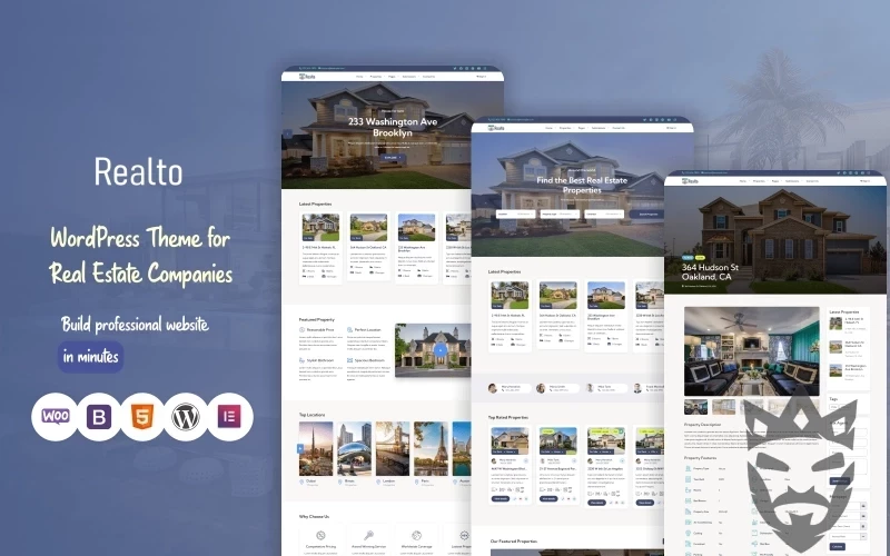 Realto Real Estate WordPress Theme