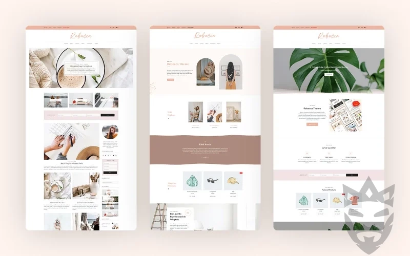 Rebecca - Blog and Shop WordPress Theme