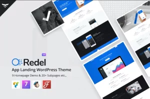 Redel - Responsive App Landing WordPress Theme