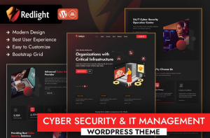 Redlight Cyber Security  IT Management WordPress