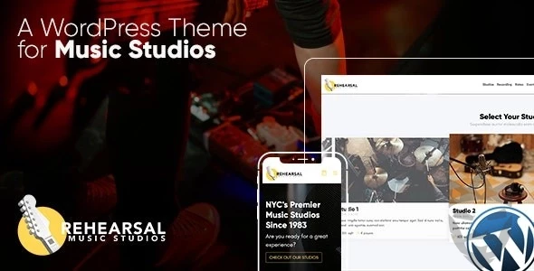 Rehearsal - Music Studio WordPress Theme