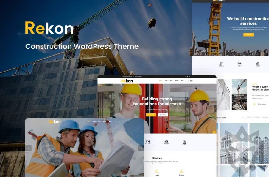 Rekon - Construction WordPress Theme