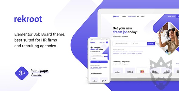 Rekroot - Recruitment Agency Elementor WordPress Theme