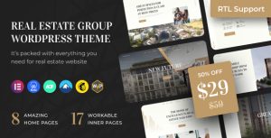 Reland - Real Estate Group WordPress Theme + RTL