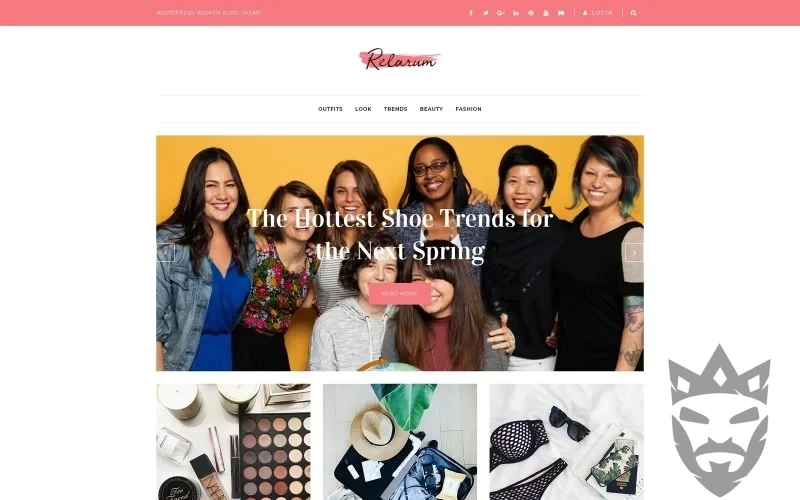 Relarum - Women Blog Multipurpose Classic WordPress Elementor Theme WordPress Theme