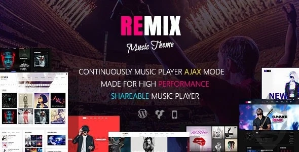 Remix - Music Theme For WordPress