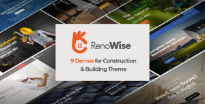 RenoWise - Construction  Building WordPress Theme