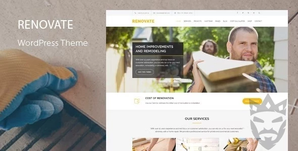 Renovate - Construction WordPress Theme