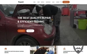 Repaid - Car Repair Service WordPress Theme