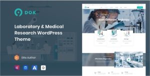 Ninedok - Laboratory  Research WordPress Theme