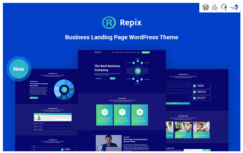 Repix - Business Landing Responsive WordPress Theme