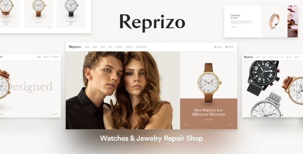 Reprizo - Jewelry  Watch Shop WordPress Theme