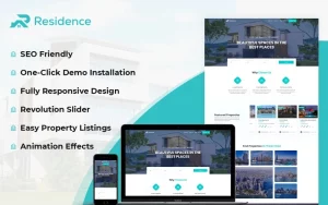 Residence - Real Estate WordPress Theme