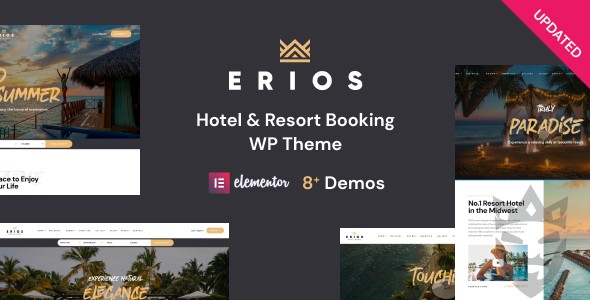 Resort  Hotel WordPress Theme | Erios