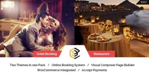 Restaurant and Hotel WordPress Theme - Pearl