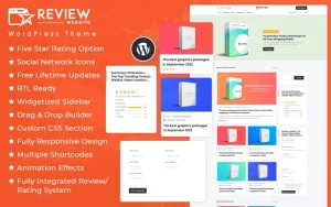 Reviews & Ratings WordPress Theme