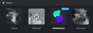 Revslider BubbleMorph AddOn