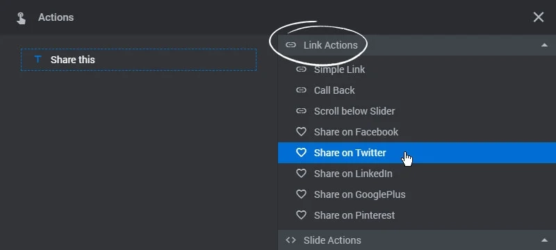 Revslider Social Sharing AddOn