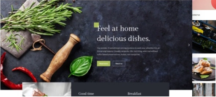 Rhea  – restaurants and reservations corporate theme