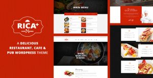 Rica - Restaurant  Pub WP Theme