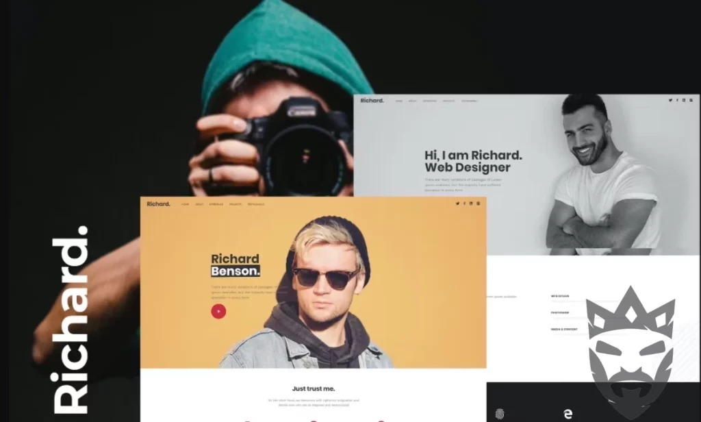 Richard - Onepage Personal WordPress Theme