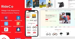 RideGo - Bicycle & Motorcycle Elementor WordPress Theme