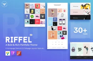 Riffel - A Bold & Rich Portfolio Theme