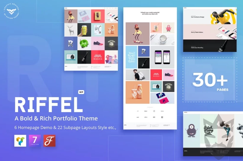 Riffel - A Bold & Rich Portfolio Theme