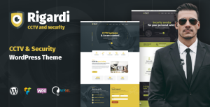 Rigardi - CCTV Security Company  Body Guard WordPress Theme