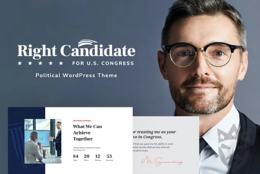 Right Candidate - Political WordPress Theme